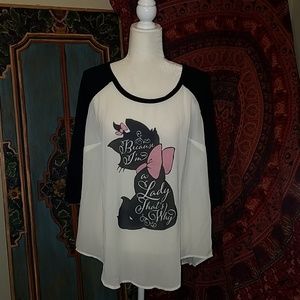 Torrid Size 0 Open Back Aristocats Top